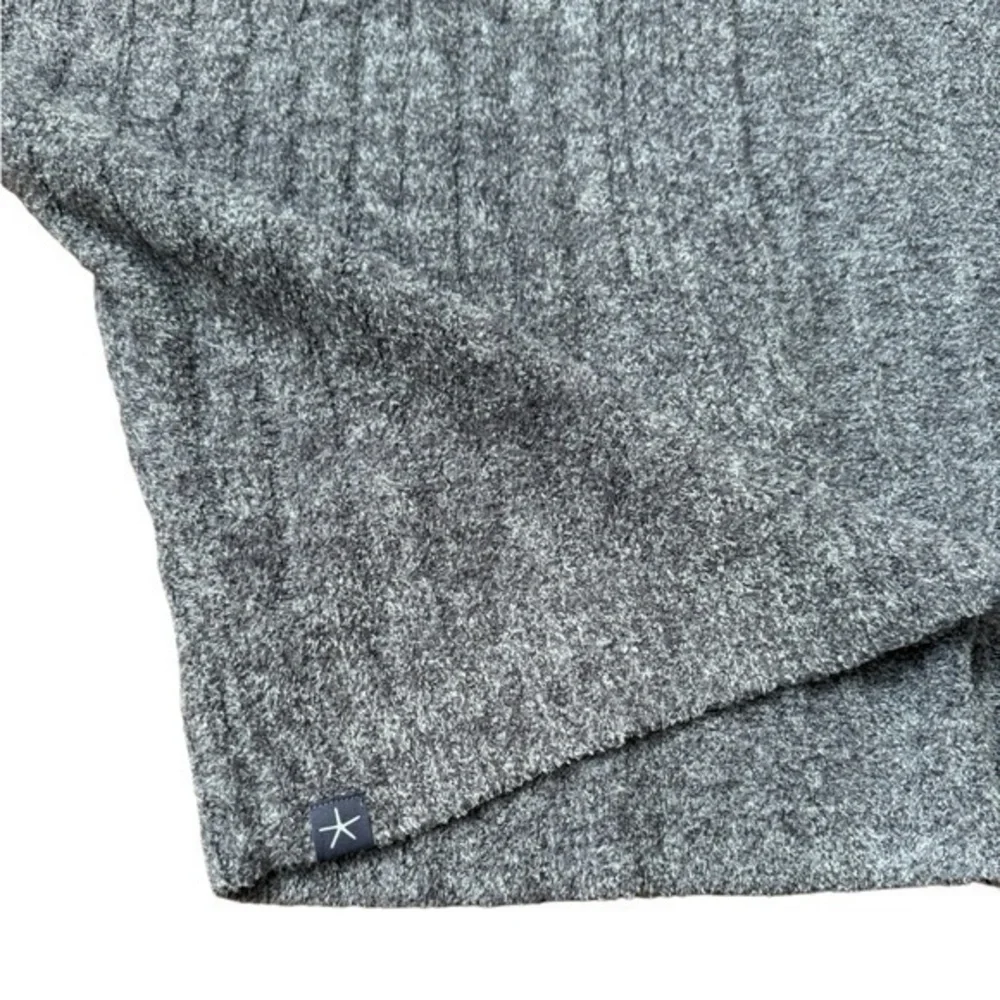 Barefoot Dreams CozyChic Lite Gray‎ Shrug Open Front Cardigan Size S/M